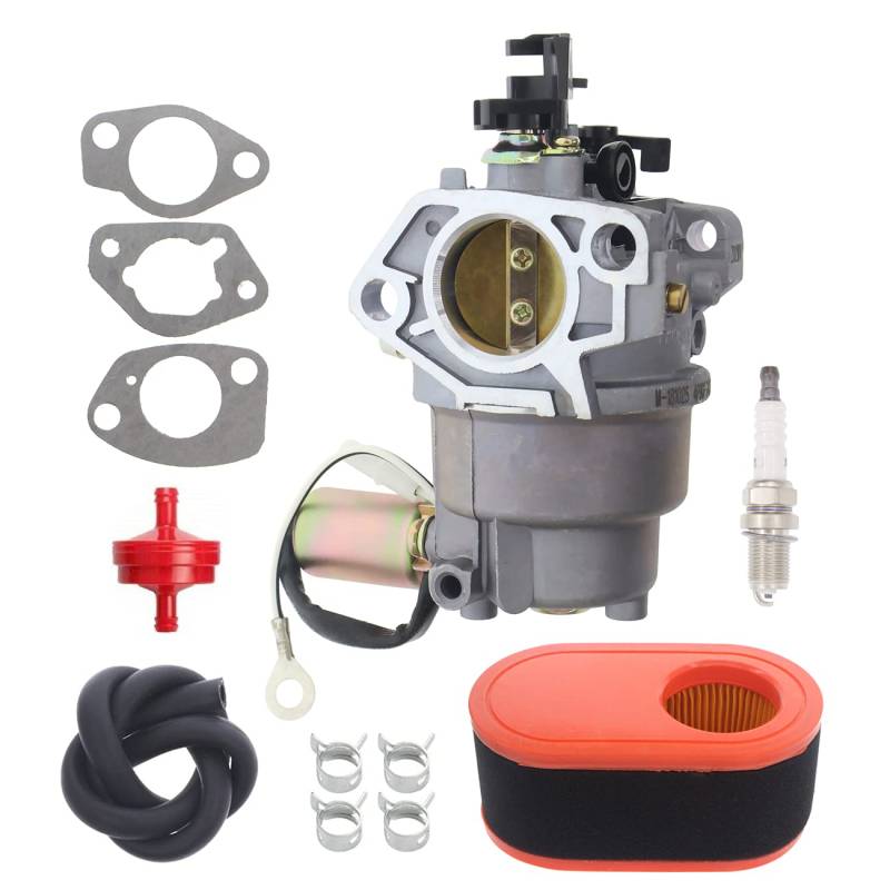 Hutdkte Vergaser für MTD Cub Cadet Rasenmäher CC760ES 12AE76JU CC30 CC760ES T1000 T1200 420cc Motoren mit 937-05065A Luftfilter-Kit von Hutdkte