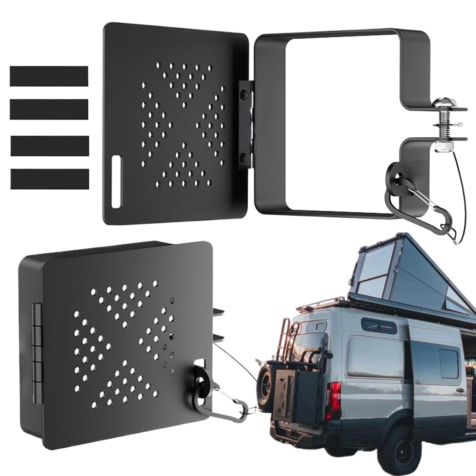 RVs Bumper End Cap, Sewer Hose Cap, 3.94x3.94in Portable Vent Hole Design, Motorhome Outdoor Accessory, Shocks Resistant Cover for Protection Against Rain, Dust, Bumps RVs Bumper End Cap, Sewer Hose Cap, 3.94x3.94in Portable Vent Hole Design, Motorhome Outdoor Accessory, Shocks Resistant Cover for Protection Against Rain, Dust, Bumps von Huvqianu