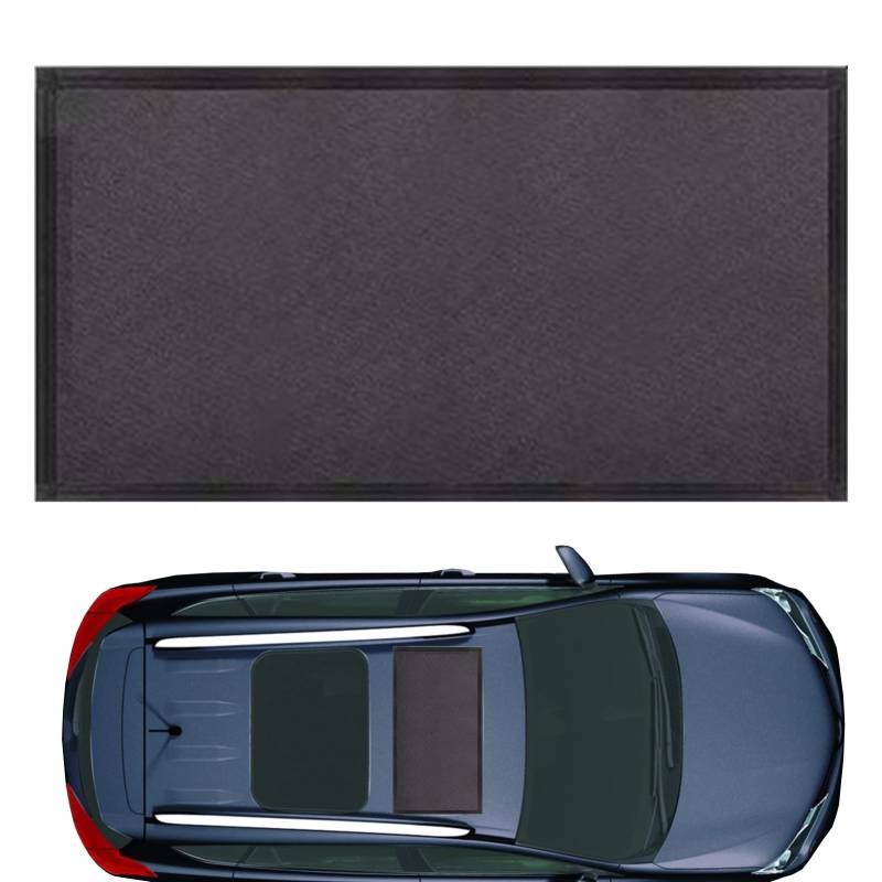 Sonnendachabdeckung Wasserdicht, Magnetische Mesh Fenster Sonnendach Abdeckung, UV-Schutz Wasserdicht Hitzeblockierender Bildschirm, Kühlung Autodach für, Camping, Outdoor von Huvqianu