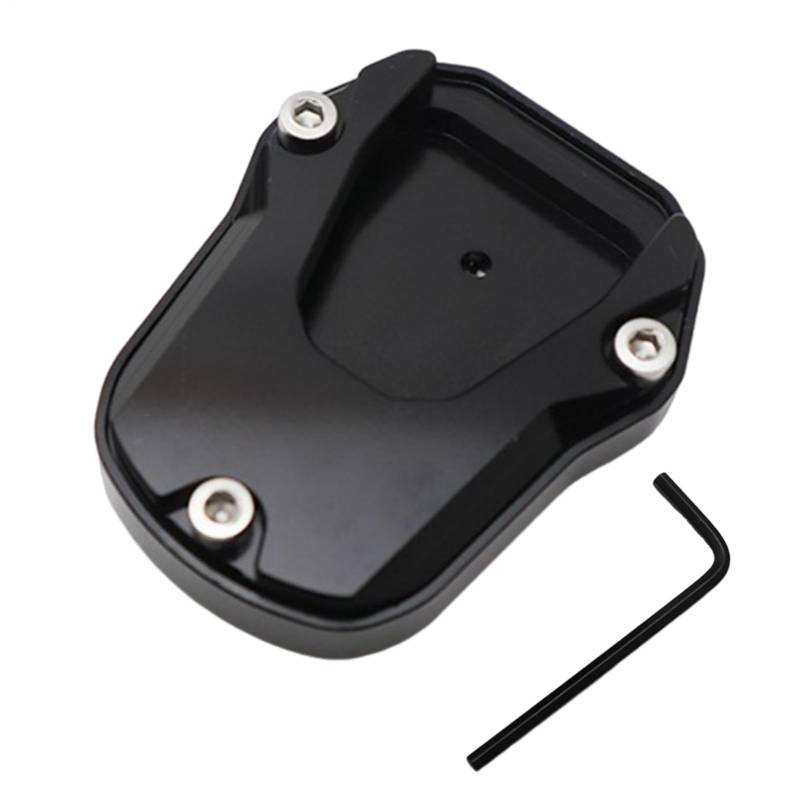 Huxibai Motorrad Seitenstützplatte | Parkständer Aus Aluminiumlegierung Für Motorräder | Verschleißfeste Und Hochbelastbare Motorradzubehöre Für Pendlerverkehr Und Campingausflüge von Huxibai