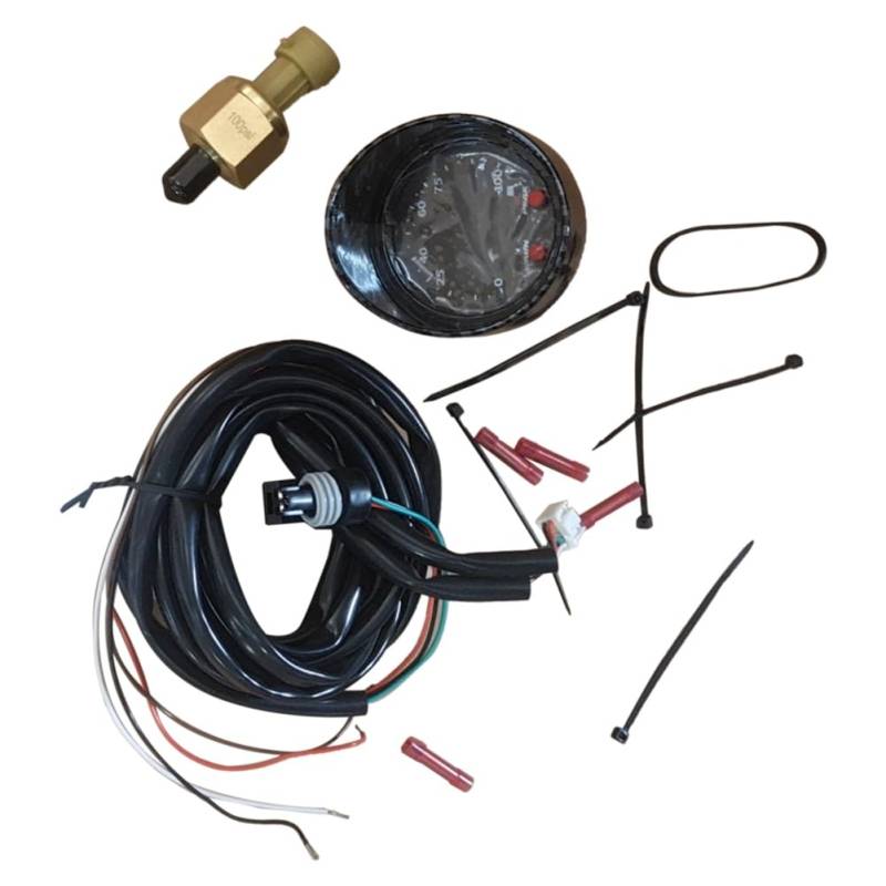 Hxhsgmeh 30-0301 52MM X-Serie Öl-/Kraftstoffdruckmesser 100 PSI 7BAR DIGITAL LED Modifikationsteile Schwarz Plastik Automobilzubehör von Hxhsgmeh