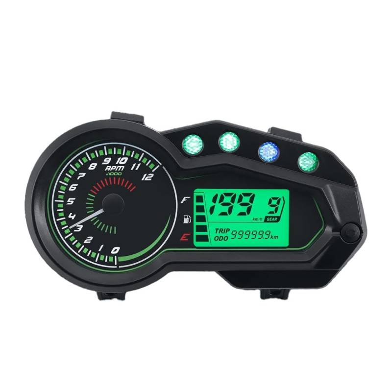 Hxhsgmeh ADQ Motorrad-Tacho Motorrad-Drehzahlmesser 2000 Min Messgerät Universelle Motorrad-Getriebeanzeige von Hxhsgmeh