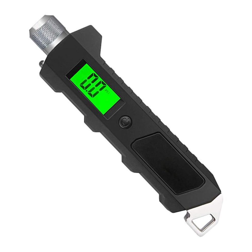 Hxhsgmeh Auto Reifen Druck Meter LCD Digitalanzeige Reifenfülldruckprüfer mit Taschenlampe für Auto Motorrad Fahrrad Hxhsgmeh Auto Reifen Druck Meter LCD Digitalanzeige Reifenfülldruckprüfer mit Taschenlampe für Auto Motorrad Fahrrad von Hxhsgmeh