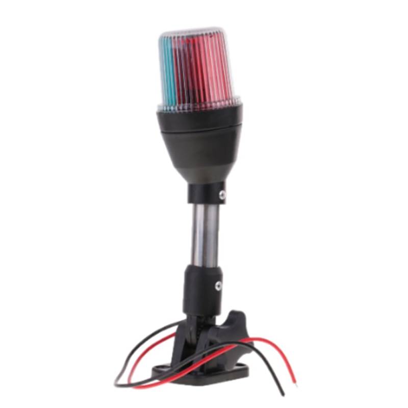 Hxhsgmeh LED-Boot-Ankerlicht Yacht LED Dreifarbiges Navigationssignallicht Dreifarbige Beleuchtung Rot Grün 12V von Hxhsgmeh