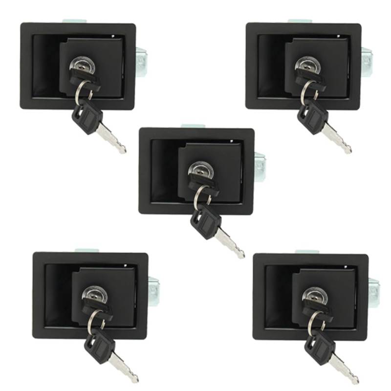 Hxhsgmeh RV Auto Paddel Eintrag Türschloss Riegel Knopf -Anhänger Pull Typ Panel Türschloss von Hxhsgmeh