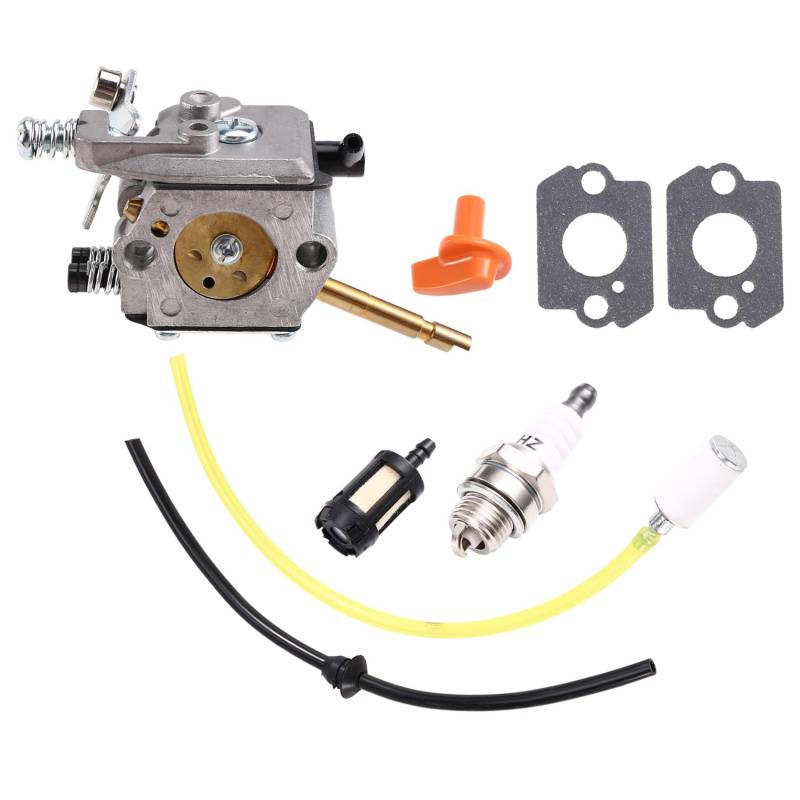 Hxhsgmeh Rasenmäher-Vergaser mit Filter Zündkerze -45 für FS48 FS52 FS62 FS66 FS81 FS86 FS88 H24D Freischneider von Hxhsgmeh