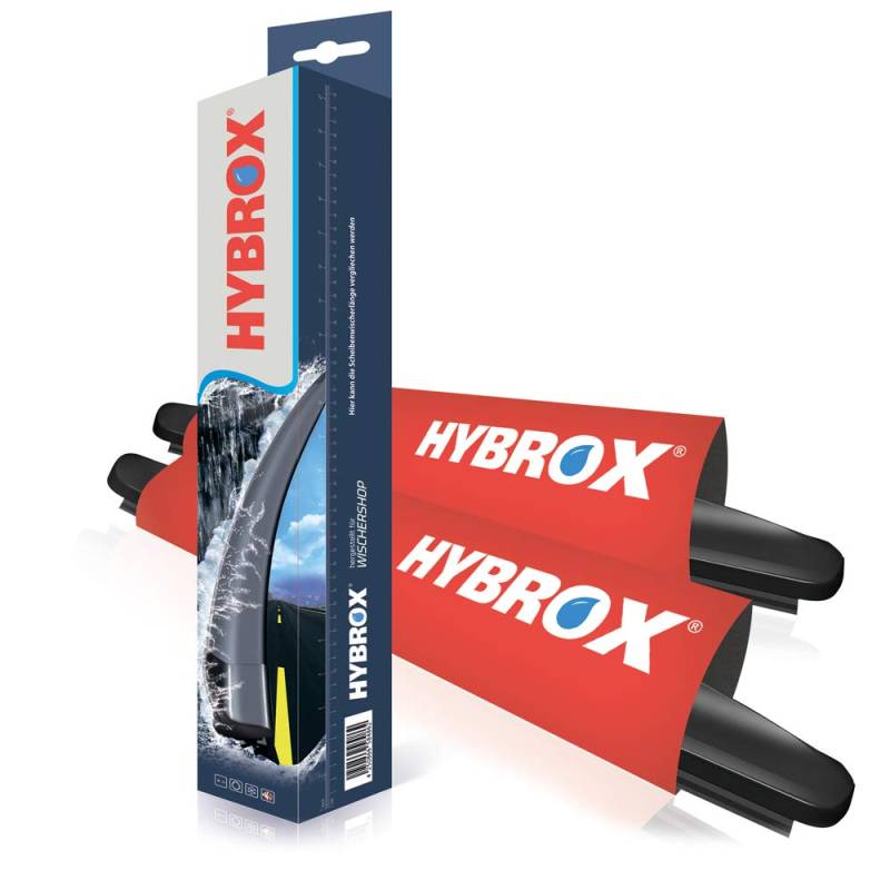 HYBROX FRONT Scheibenwischer SET HYBRO-S042A von HYBROX