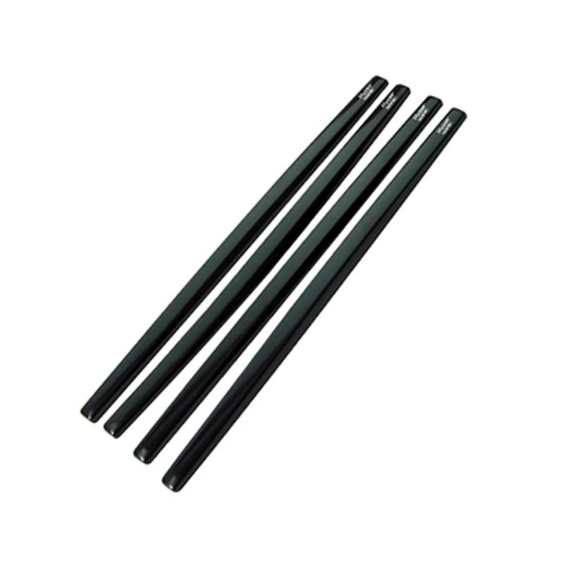 Hypersonic Satz Universal-Ladekantenschutzleisten 265x12mm - Selbstklebend - 4-teiliges Set, Schwarz von Hypersonic