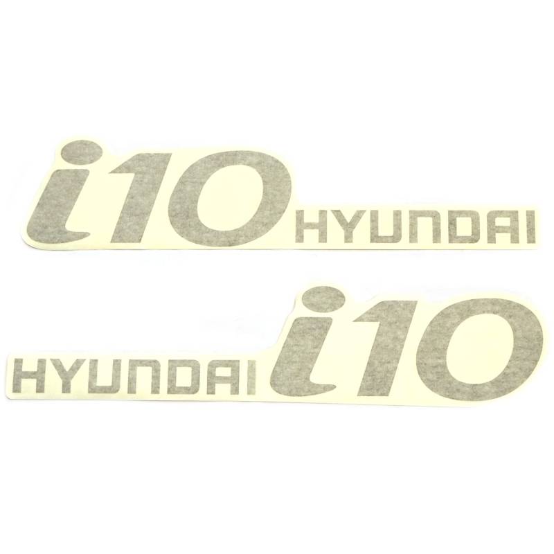 Hyundai 9999Z057045 Dekorfolie i10 Schriftzug Folie, grau von Hyundai
