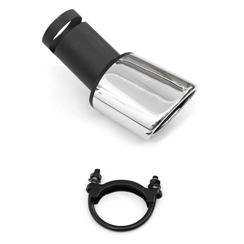 Hyundai 9999Z057063 Endrohr Oval Edelstahl Sport Blende Auspuffblende Endstück von Hyundai
