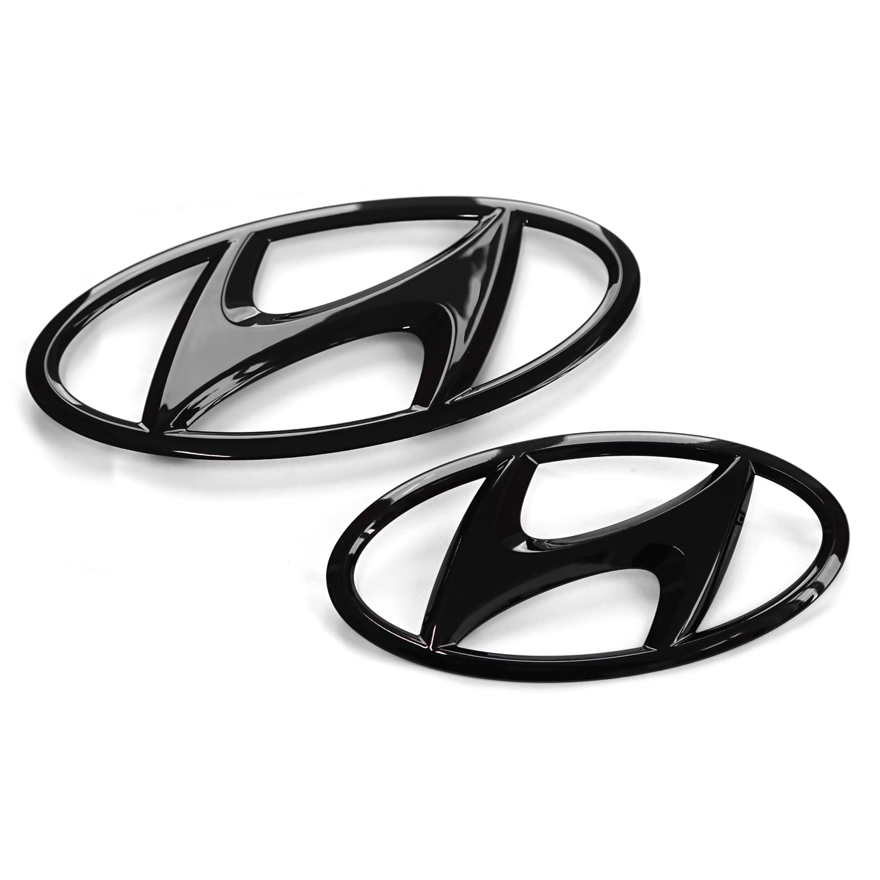 Hyundai 9999Z057258 Logo Emblem 2-teilig, schwarz von Hyundai