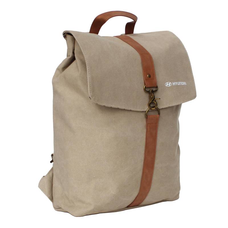 Hyundai HMD00564 Rucksack Schulterrucksack Backpack, beige von Hyundai