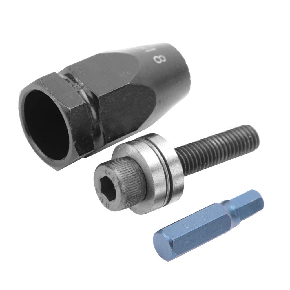 Hztyyier Langlebige Pneumatische Pull -Setzerluftnieten Nussnotte Notenkopf für Pneumatische Nieten - Bequemer Ersatz M5 M6 M8 M10 Größen Sechskant Gerade Shank 1 Set (Sechseckiger gerade Griff M8) von Hztyyier