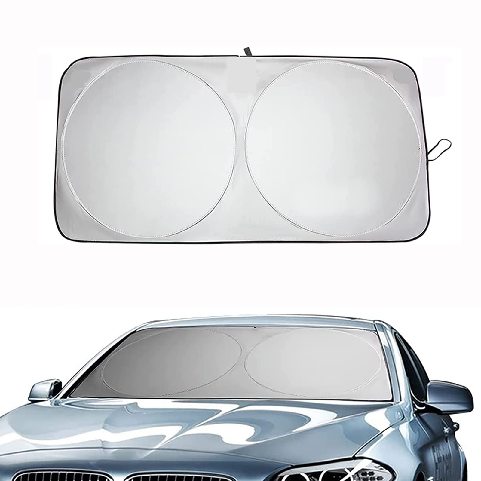 Sonnenschutz Auto Frontscheibe Für Hyundai Elantra Hatchback 2013-2017, Faltbarer Frontscheibenabdeckung Windschutzscheibe Sonnenblende UV Schutz mit Aufbewahrungstasche Autozubehör Sonnenschutz Auto Frontscheibe Für Hyundai Elantra Hatchback 2013-2017, Faltbarer Frontscheibenabdeckung Windschutzscheibe Sonnenblende UV Schutz mit Aufbewahrungstasche Autozubehör von IAZRENOV
