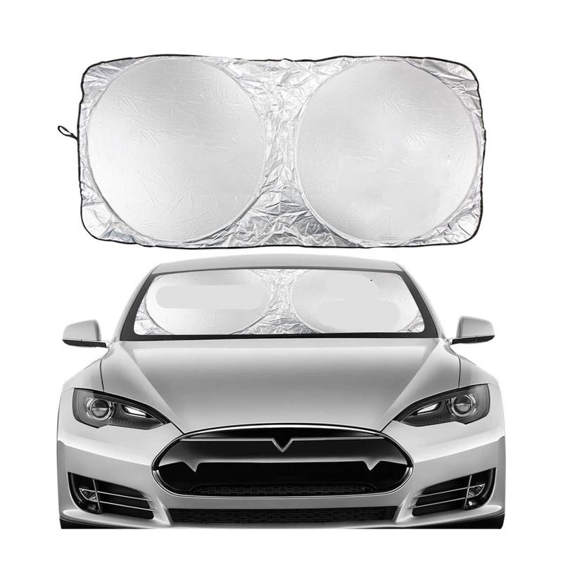 Sonnenschutz Auto Frontscheibe Für Hyundai I30 2018-2023, Faltbarer Frontscheibenabdeckung Windschutzscheibe Sonnenblende UV Schutz mit Aufbewahrungstasche Autozubehör, G/190 * 90 von IAZRENOV