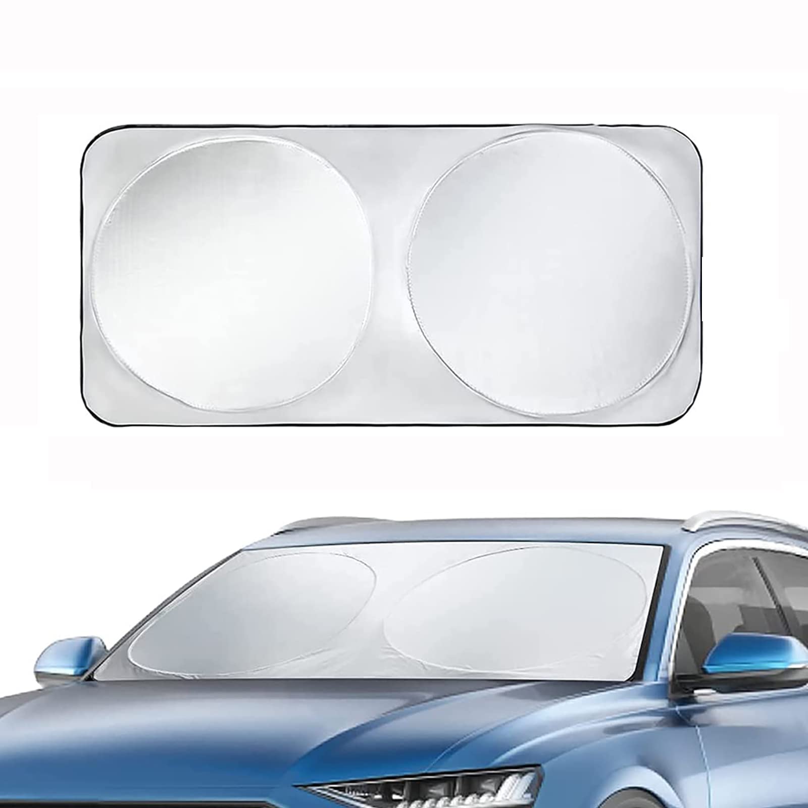 Sonnenschutz Auto Frontscheibe Für Land Rover Range Rover Sport 2014-2022, Faltbarer Frontscheibenabdeckung Windschutzscheibe Sonnenblende UV Schutz mit Aufbewahrungstasche Autozubehör Sonnenschutz Auto Frontscheibe Für Land Rover Range Rover Sport 2014-2022, Faltbarer Frontscheibenabdeckung Windschutzscheibe Sonnenblende UV Schutz mit Aufbewahrungstasche Autozubehör von IAZRENOV