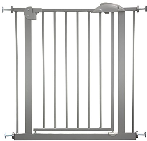 IB-Style - Treppengitter / Türgitter MIKA | Erweiterbar durch Verlängerungen | 75 - 175 cm | Auto-Close - automatisches Schließen | 90° Fixierung | Metall Silbermatt| Spannbreite 85 - 95 cm IB-Style - Treppengitter / Türgitter MIKA | Erweiterbar durch Verlängerungen | 75 - 175 cm | Auto-Close - automatisches Schließen | 90° Fixierung | Metall Silbermatt| Spannbreite 85 - 95 cm von IB-Style