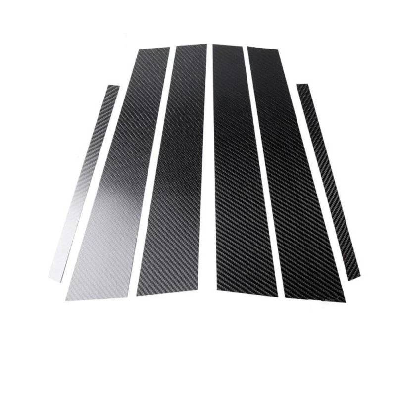 IBENZIGH Auto BC Säulen Post Abdeckung Trim Dekoration Aufkleber Für BMW F30 F20 G20 E90 F10 E60 G30 E46 E61 X5 E70 X1 X3 Autodekoration(Carbon) von IBENZIGH