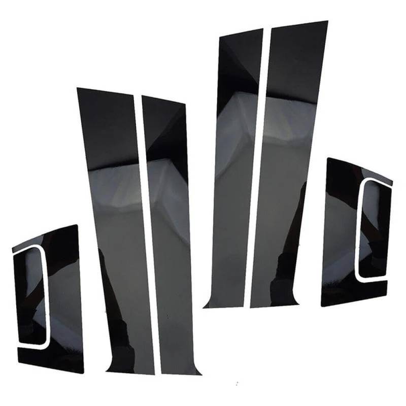 IBENZIGH Auto Glänzend Schwarz BC Säulenpfostenabdeckung Verkleidung Für HRV 2016 2017 2018 2019-2022 Fenster Türsäule Dekoration Aufkleber Autodekoration von IBENZIGH