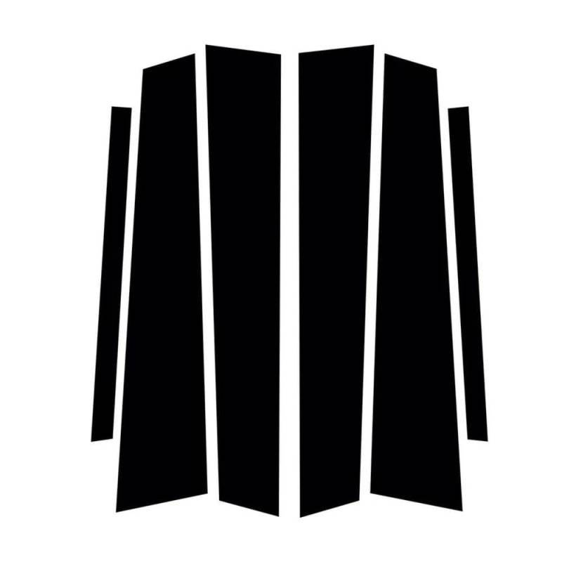IBENZIGH Türsäulen-Aufkleber Für BMW 5er F10 F11 F07 2010–2015 2016 Autofenster-Aufkleber In Glänzendem Schwarz Autodekoration von IBENZIGH