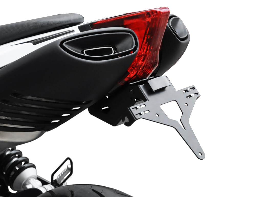 ZIEGER Motorrad Kennzeichenhalter kompatibel mit: Aprilia SMV 750 Dorsoduro von IBEX