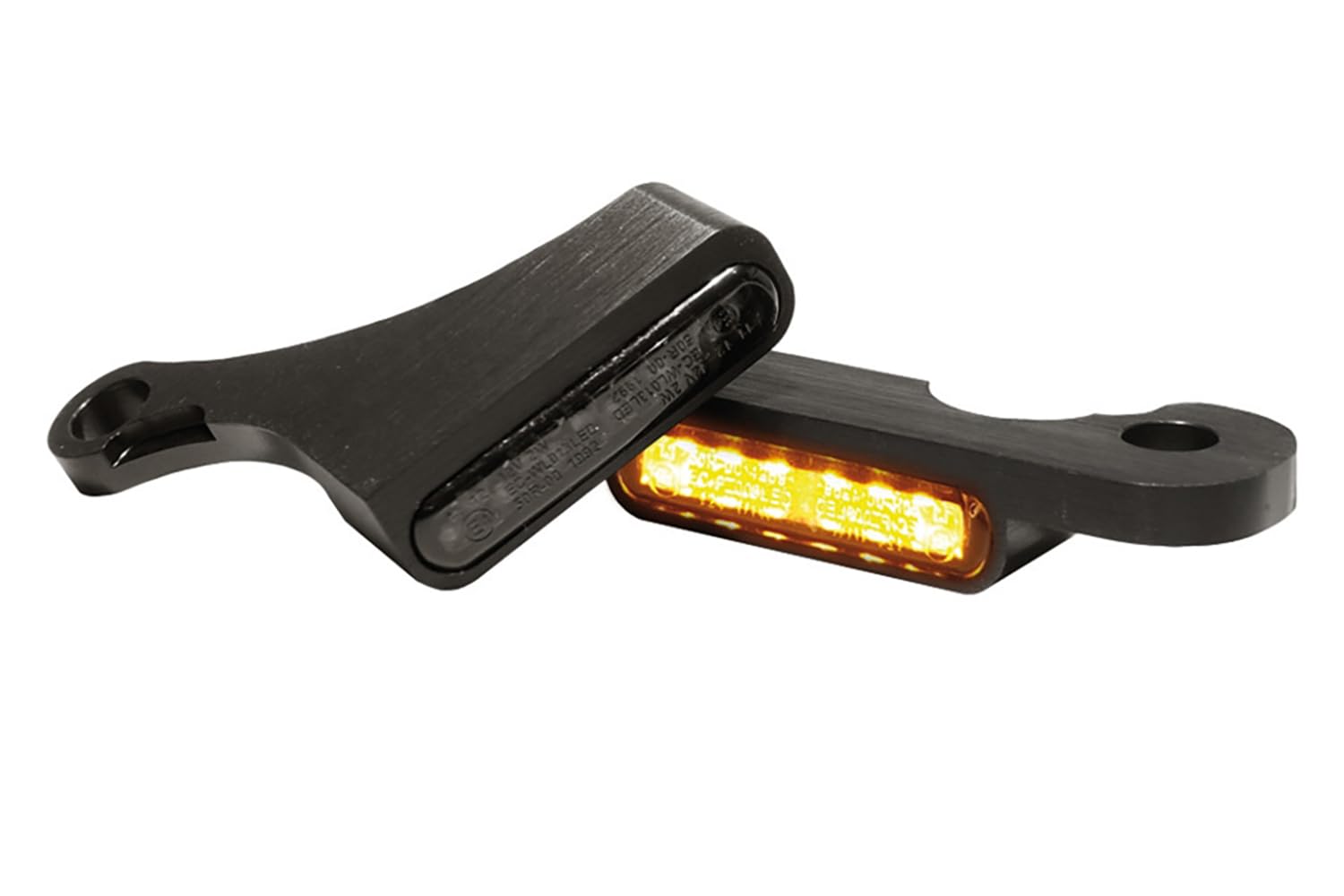 IBEX LED Armaturen Blinker kompatibel mit Harley Davidson Softail schwarz von IBEX