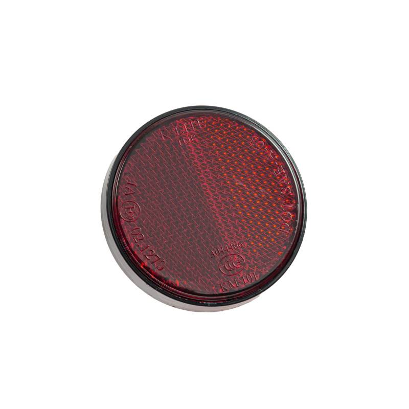 Rückstrahler rot Rund Reflektor für Motorrad Universal von PGONA