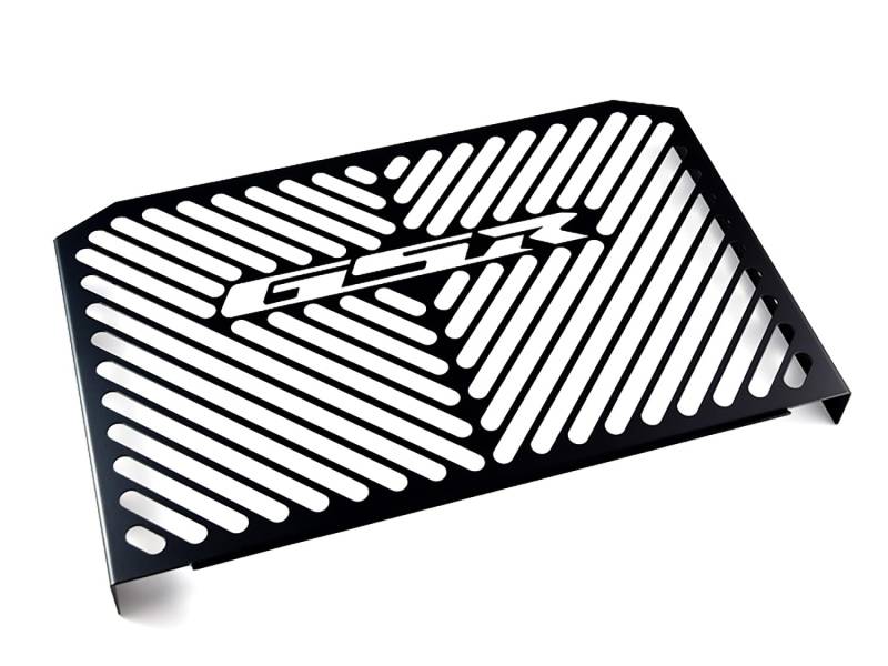kompatibel mit: Suzuki GSR 600 BJ 2006-11Kühlerabdeckung Wasserkühler Kühlergrill Kühlerschutz Kühlergitter Kühlerschutzgitter Black Logo schwarz von Lupsty