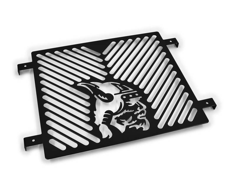 kompatibel mit: Yamaha Vmax BJ 1985-06 Kühlerabdeckung Wasserkühler Kühlergrill Kühlerschutz Kühlergitter Kühlerschutzgitter Kühlerverkleidung ohne Seitenabdeckung Wikinger schwarz von IBEX