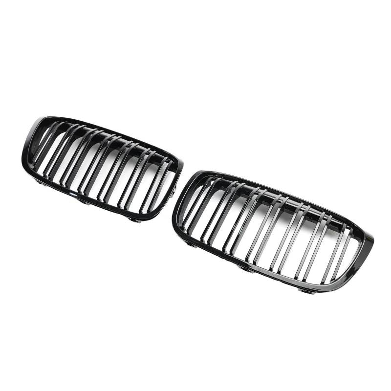 Kühlergrills für die Front von Autos Für B&MW 2er F45 F46 2018 2019 2020 2021 2-teiliger Glänzend Schwarzer Front-Nierengrill Kühlergrills für die Front von Autos von IBNA