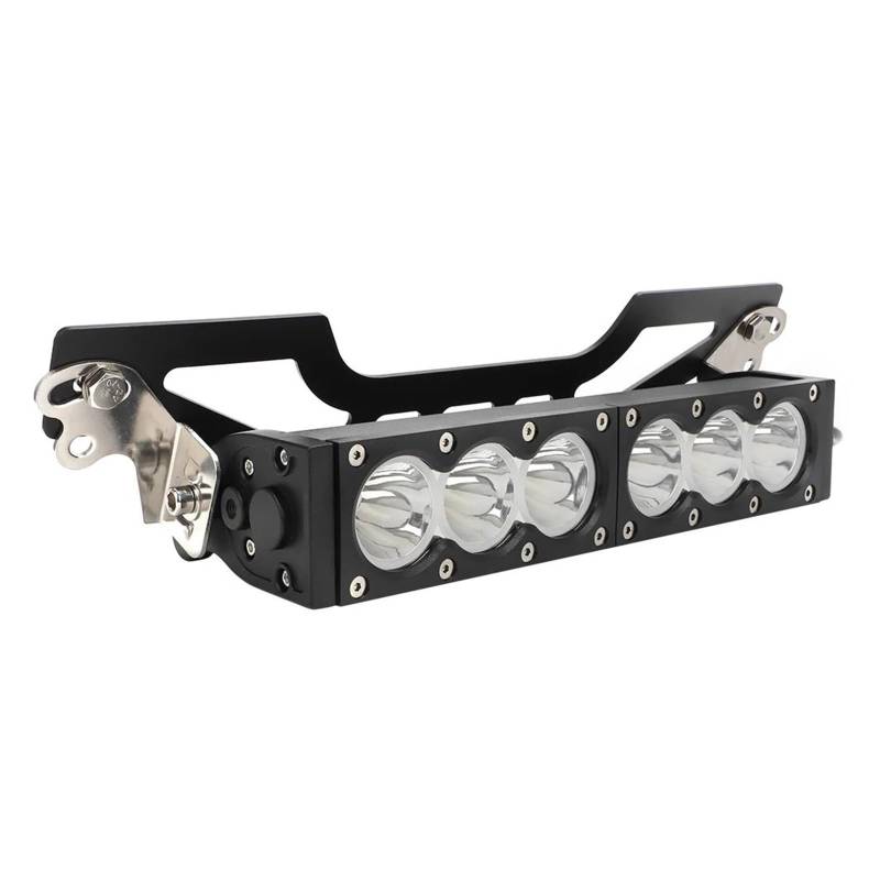 Kühlergrill Frontabdeckung Kit Halterung für LED-Lichtleiste 11 Zoll für Can Am für Maverick X3 16-2023 Frontgitter 60 W Halterung Stange Lampe vorne Fahren Zusatzgitter Mittelgrill Stoßstange vorne von IBNBRO