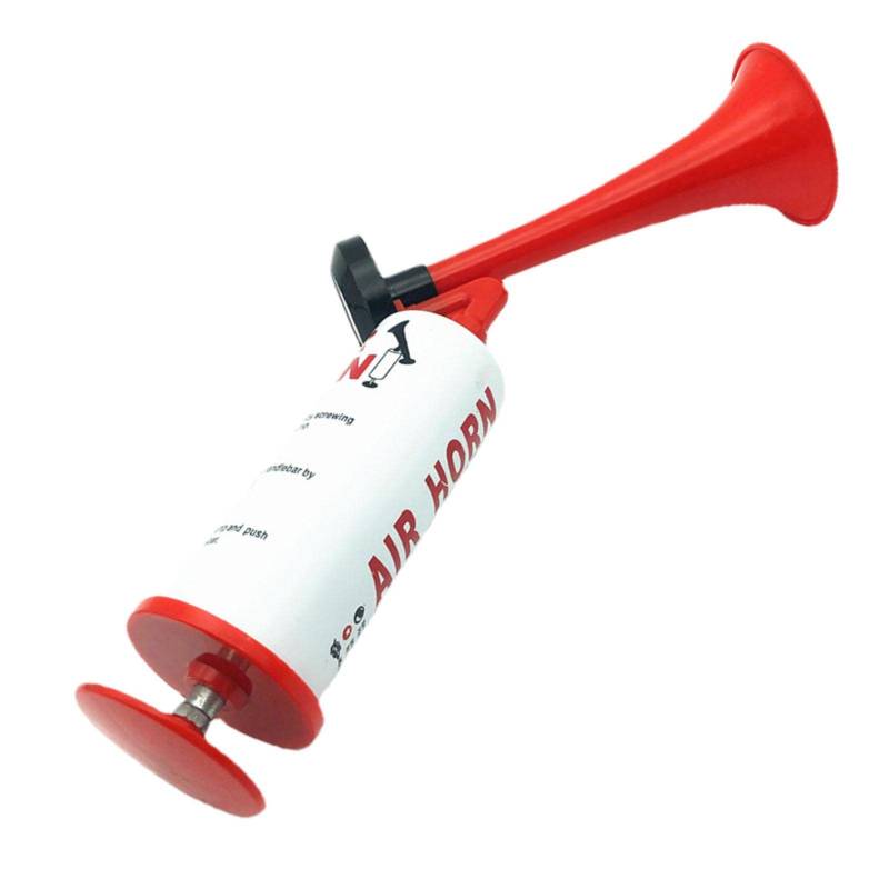 Lufthorn | Hand-Push-Air-Hörner mit Pumpe,Aluminium-Lautgeräuscherzeuger für Outdoor-Camping-Bootsfahrten, Geburtstagsfeiern, Sportveranstaltungen Ibuger von IBUGER