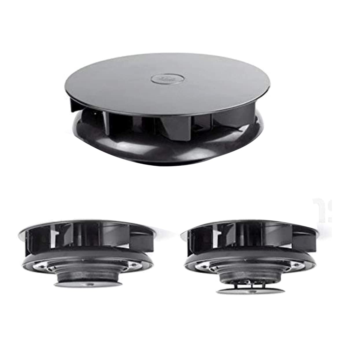 ICC Klein Niedriges Profil Dreh- Dachlüfter für Vans Busse - Schwarz - Wind Driven Rotierend Ventilator ICC Klein Niedriges Profil Dreh- Dachlüfter für Vans Busse - Schwarz - Wind Driven Rotierend Ventilator von ICC