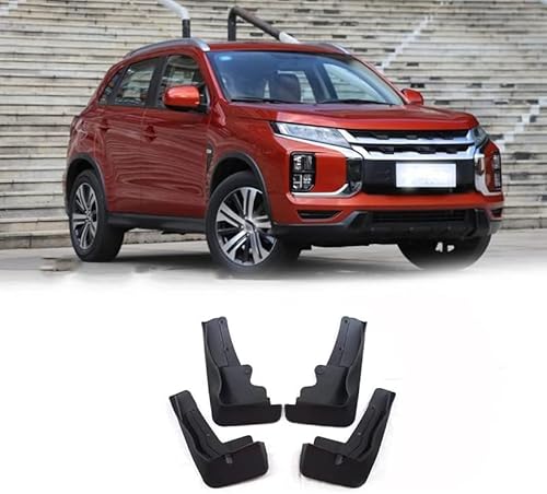 Für Mitsubishi ASX 2019-2023 Radkotflügel Schmutzfänger Vorne Und Hinten Spritzschutz Kotflügel Auto, Autozubehör, Karosserie-Styling, Kein Stanzen erforderlich, 4 Stück von ICOMPY