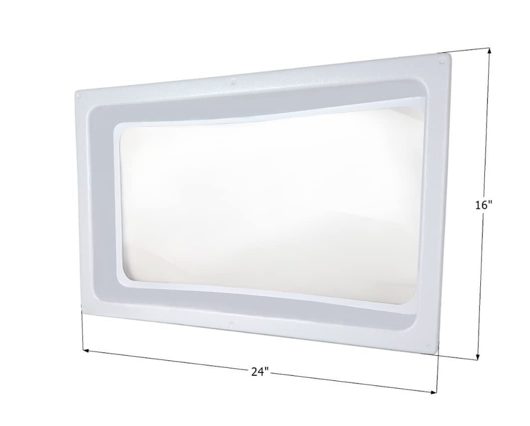 Icon 01981 SL1422 Dachfenster-Innenkuppel für 55,9 x 35,6 x 12,7 cm Öffnung, transparent von Icon