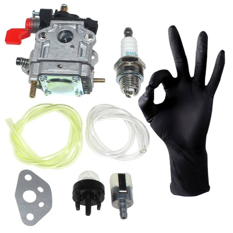 Vergaser für Homelite Ryobi Vac Attack II UT-08042 UT-08542 Yard Broom II UT-08012 UT-08512 Backpacker II UT-08072 UT-08572 von ICOOYO