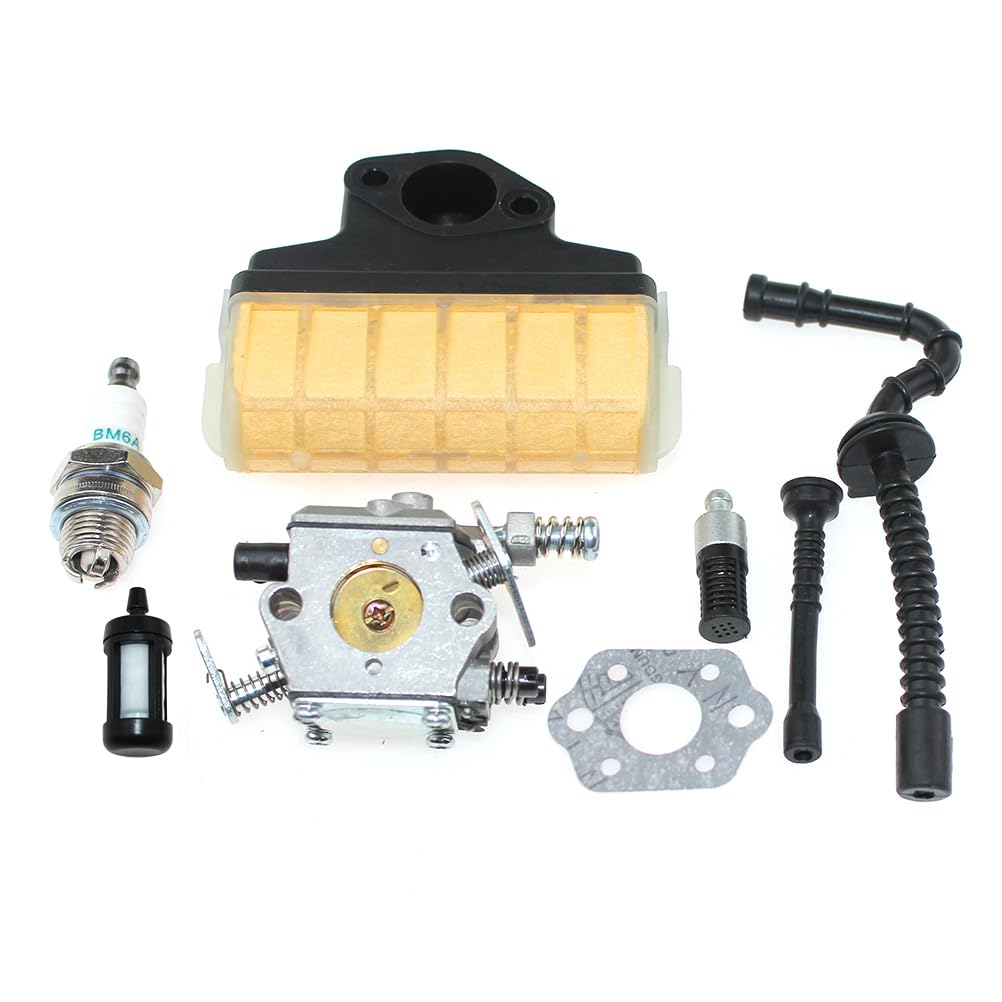 WT-215 Vergaser für Stihl 021 021C 023 023C 025 025C MS210 MS210Z MS230 MS230Z MS250 MS250Z C1Q-S11, C1Q-S77, 1123 120 0609, von ICOOYO