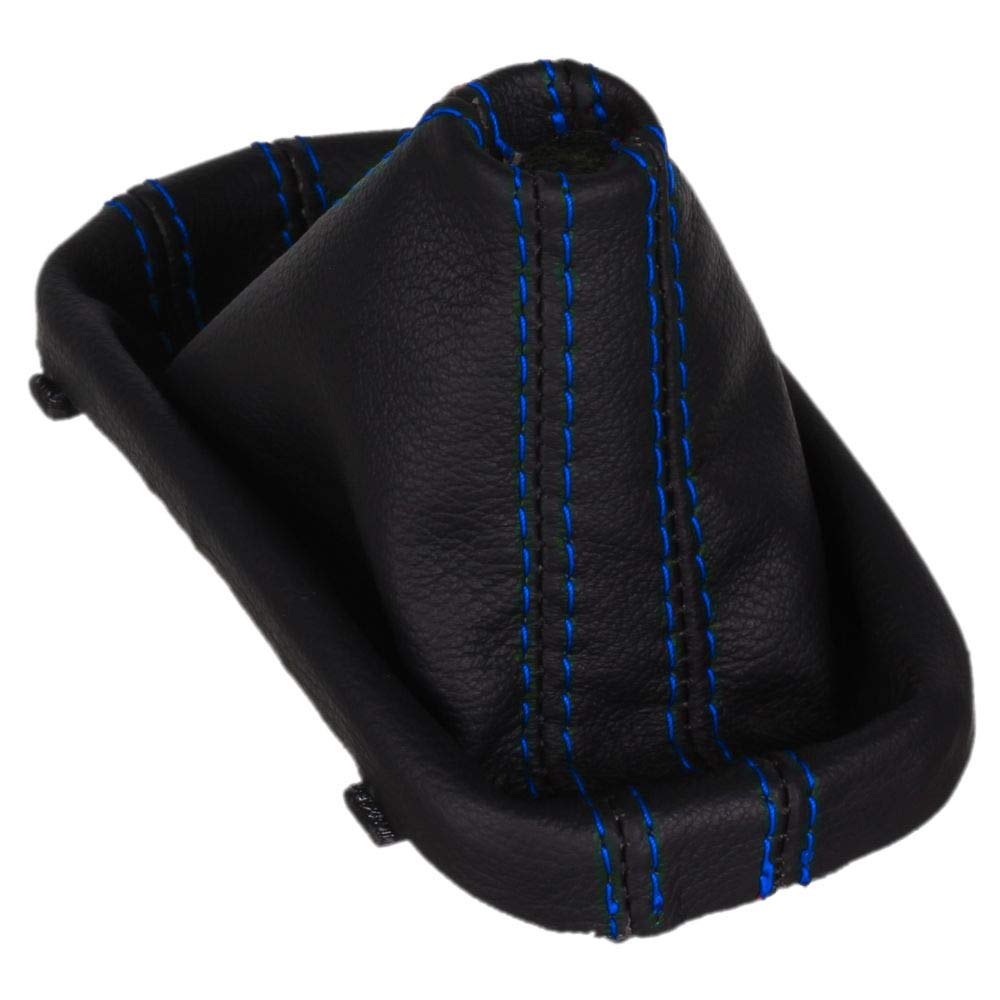 ICT Schaltmanschette Schaltsack kompatibel mit VW Golf 5 6, EOS, DSG Automatik kein GTI Echt Leder schwarz Naht blau Made in Germany ICT Schaltmanschette Schaltsack kompatibel mit VW Golf 5 6, EOS, DSG Automatik kein GTI Echt Leder schwarz Naht blau Made in Germany von ICT Schaltknauf