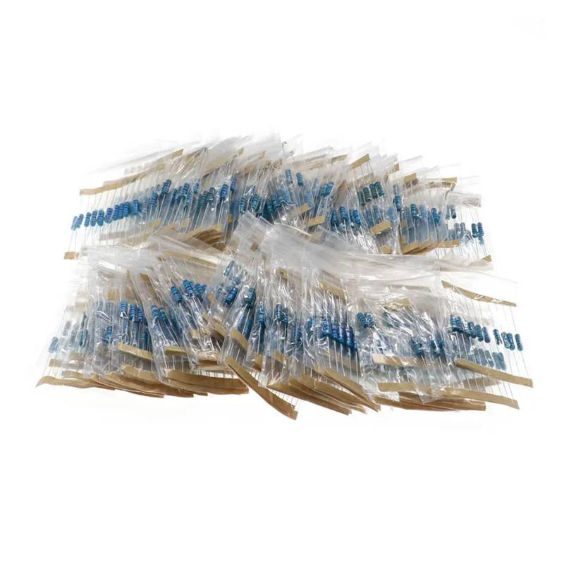 1000Pcs/lot 100 Values 1 ohm-1M ohm 1W 1% Metal Film Resistor Resistance Assortment Kit Set ICXLPMC von ICXLPMC
