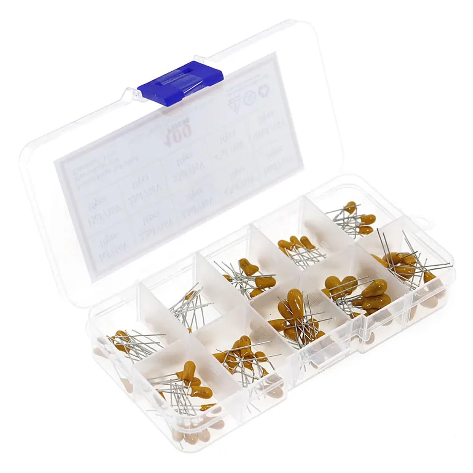100pcs/box 10values x 10pcs 16V 1uF~100uF Tantalum Capacitor Assortment Kit ICXLPMC von ICXLPMC