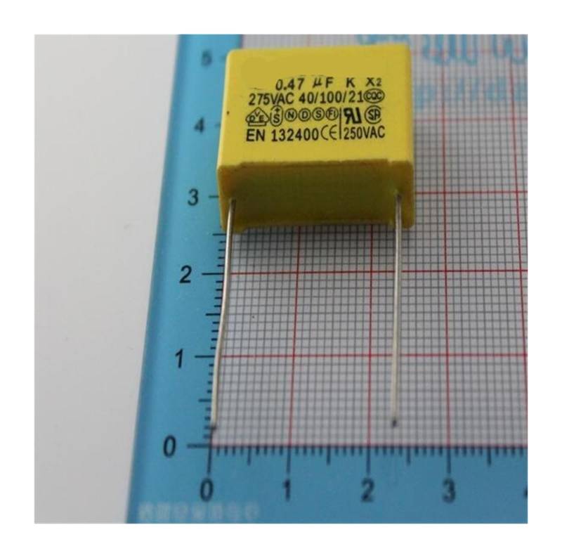 10PCS Cap 275V 474K 0.47uf X2 Capacitor 275V474K 22MM Polypropylene Film 275VAC Capacitors 275V474 Capacitance ICXLPMC von ICXLPMC