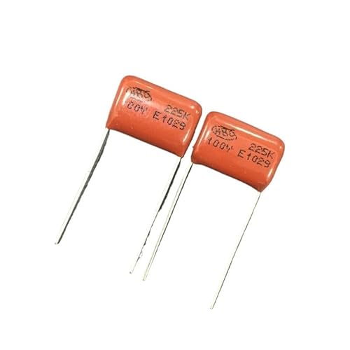 10pcs CBB capacitor 225 100V 225K 2.2uF 2200nF P15 CL21 Metallized Polypropylene Film Capacitor ICXLPMC von ICXLPMC