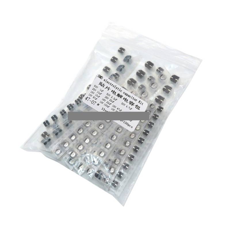 130pcs/LOT 1uF-220uF SMD Aluminum Electrolytic Capacitor Assorted Kit Set, 13values*10pcs=130pcs Samples Kit ICXLPMC von ICXLPMC