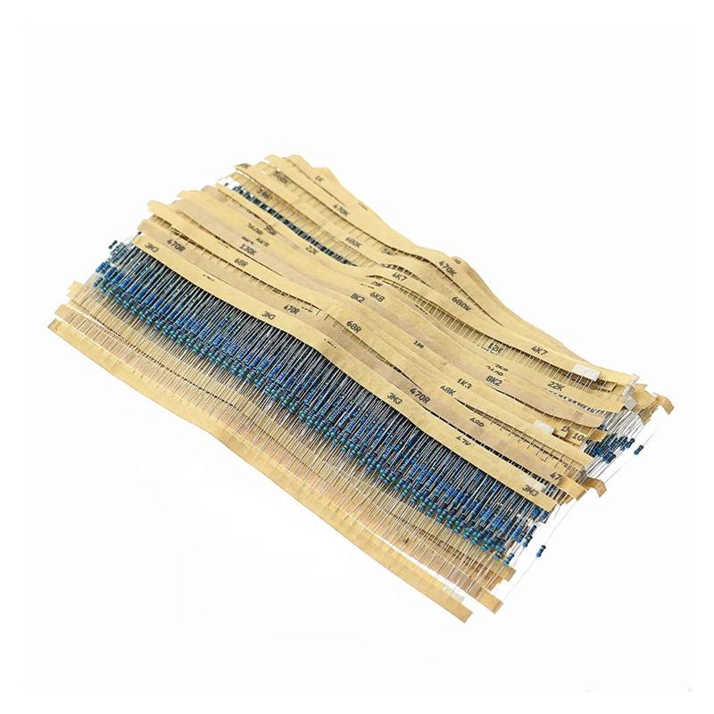 2500Pcs 1% 1/4W 0.25W Metal Film Resistor 50 Values Assortment Kit set 1Ω~10MΩ Range sample package ICXLPMC von ICXLPMC