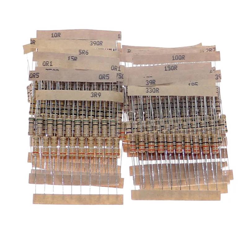 300pcs/lot 30values x 10pcs 1W Resistor Kit 5% 0.1R - 750 ohm Carbon Film Resistance pack ICXLPMC von ICXLPMC