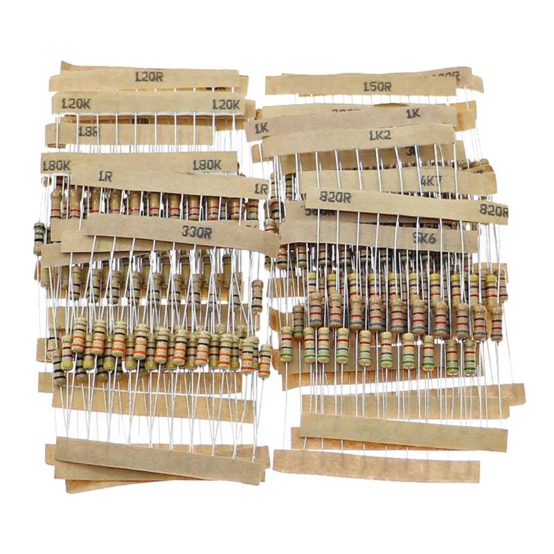 300pcs 30 Value x 10pcs 1ohm-3-M 1/2W Carbon Film Resistor kit set resistance pack ICXLPMC von ICXLPMC