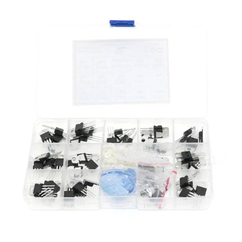70Pcs 14 Voltage Regulator Values Transistor Kit set L7805 7806 7808 7809 7812 7815 7824 7905 7906 7908 7912 7915 LM317 ICXLPMC von ICXLPMC