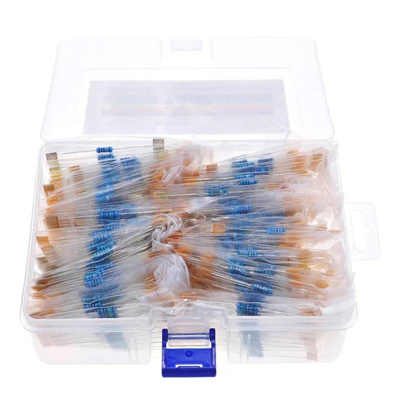 860pcs 86Values x 10pcs 1/2W resistor pack set DIY Metal Film Resistor kit (0.1 ohms~10 M ohm) 1% ICXLPMC von ICXLPMC