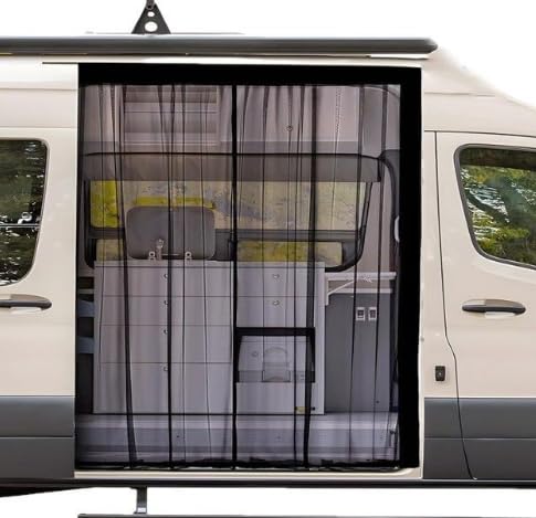 Moskitonetz Van mit Magnetismus, Auto Insektennetz Moskitonetze, Fliegengitter Auto Insektennetz (180 * 150cm) von IDAMAKON