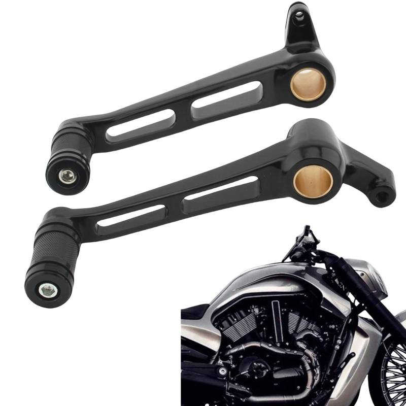 Bremshebel+Schalthebel Pedalsatz Für Harley V-Rod Muscle 2002-2017 2016 Silber Schwarz von IDENUONA